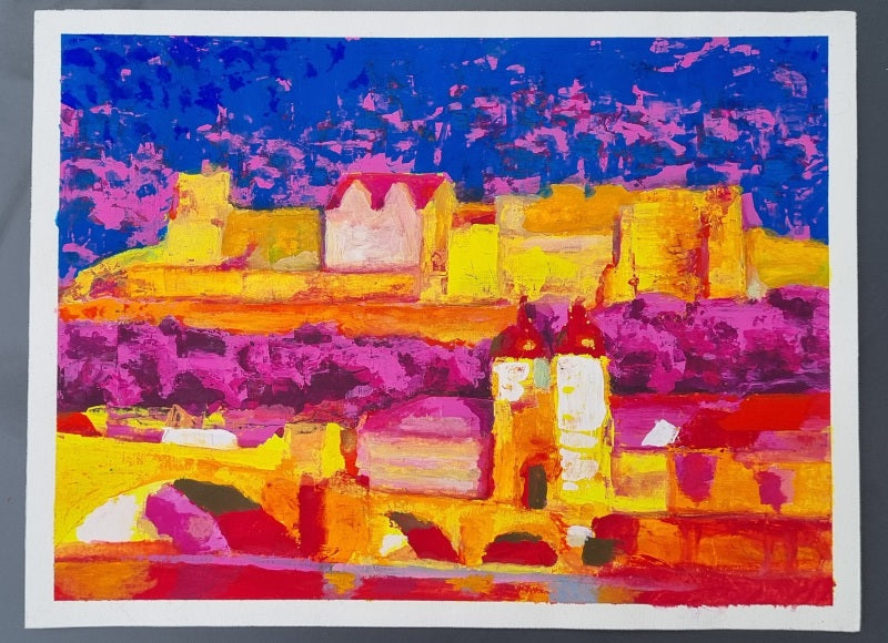 Heidelberg Castle and Old Bridge (original)