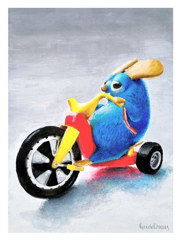 Mouse on tricycle